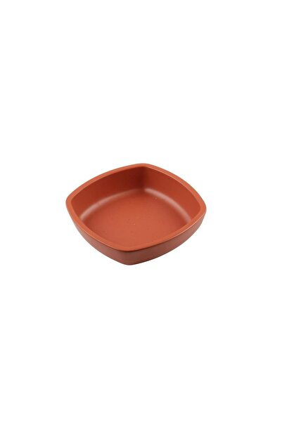 Globy Square Presentation Bowl Orange 20.5×20.5×5.5 cm