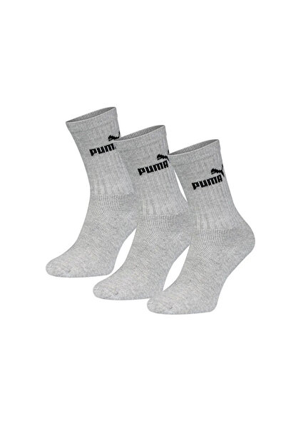 Puma Чорапи Elements тип crew, 3 чифта (3 броя) 88329607 Сив