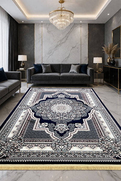 ünalcarpet 4 Metrekare - 6 Metrekare Modern Salon Ve Oturma Odası Halısı Yumu...