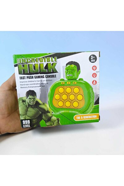 Dobest Işıklı Ve Sesli Pilli Popit Egitici hulk Oyuncak Sevimli Push Pop Kons...