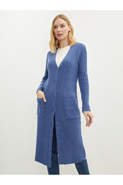 LC Waikiki V Neck Women's Knitwear Cardigan