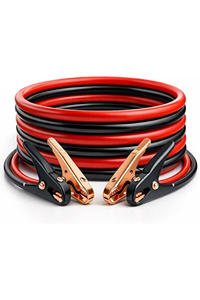 AutoFamily كابلات بطارية السيارة من أوتو فاميلي 600 أمبير - 16 قدم