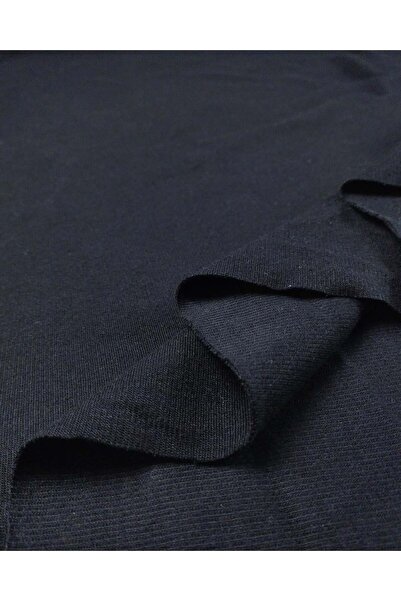 Kumaş Parça Black Knitted Fabric Width: 120cm