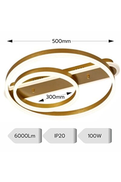 Luxera Lighting Lustra LED Themis 100W/6000lm 3000K/4000K/6500K cu Telecomand...