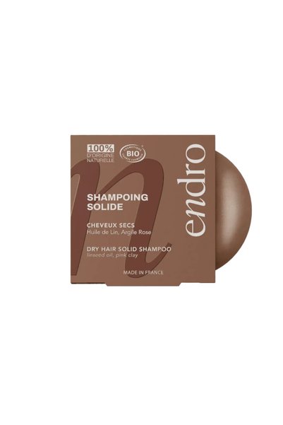ENDRO Șampon solid pentru păr uscat, 80ml