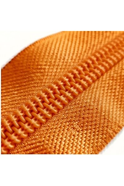 aurellen 10 Meters of Orange Plastic Zipper 10 Heads – Zipper for Bags, Cloth...