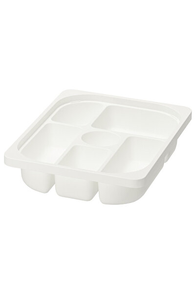IKEA White Durable Storage Box 42X30X5 cm Toy Organizer Children's Room