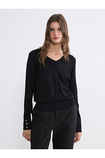 LC Waikiki Lcw Everyday V-Neck Women's Knitwear Sweater