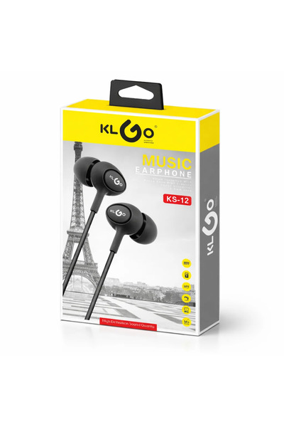 AT Performance KLGO KS-12 Вътреушни слушалки с микрофон и 3.5мм жак – Hi-Fi з...