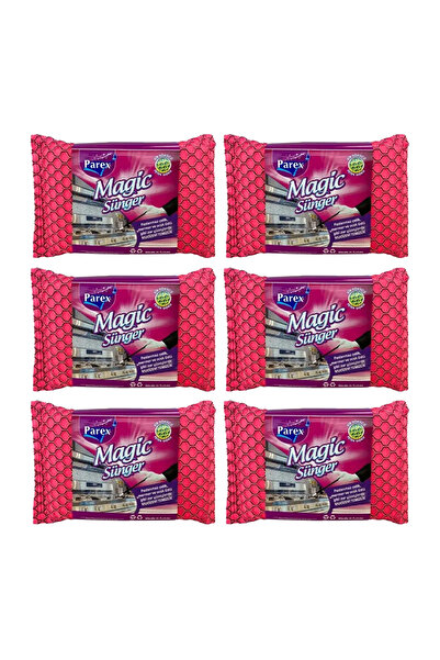 Parex Magic Sponge 6 Pack (Pink Color)