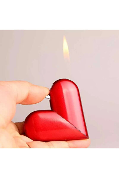 İNDİRİM CENTER Kalp Şeklinde 2 Farklı Görünümlü Çakmak