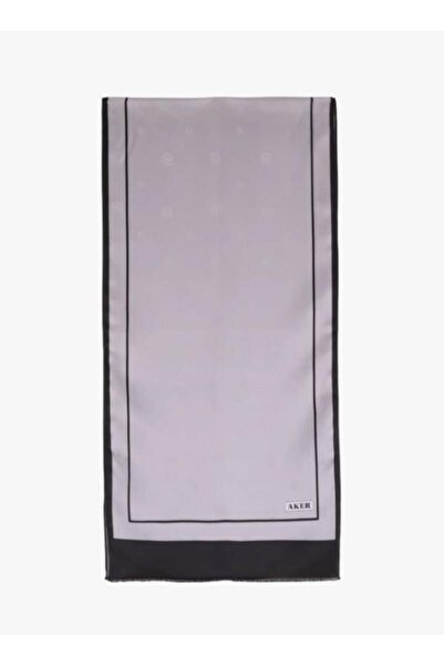Aker Eșarfă din mătase jacquard cu monogramă 8773311-313