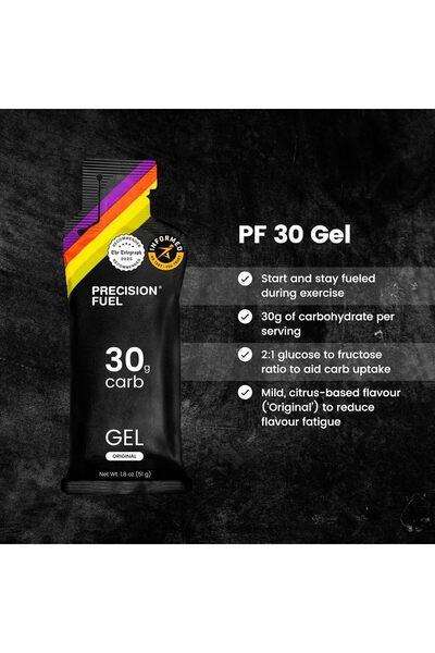 Precision Hydration Precision Fuel PF 30 Gel - 30gr Carbohydrate,endurance athletes,perfect for running ( 15 gels)