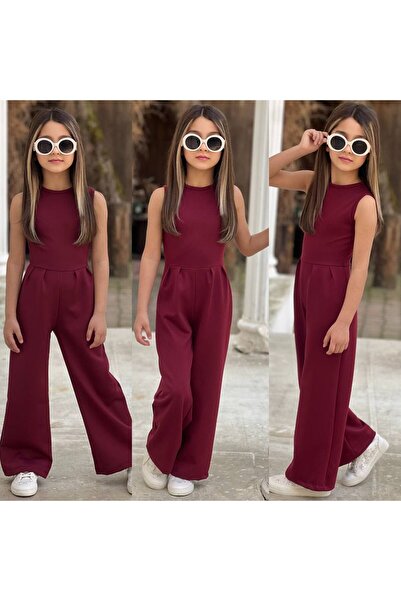 Lucky kidswear OYSHO KUMAŞ KIZ TULUM ARKADAN FERMUARLI 4-14 YAŞ