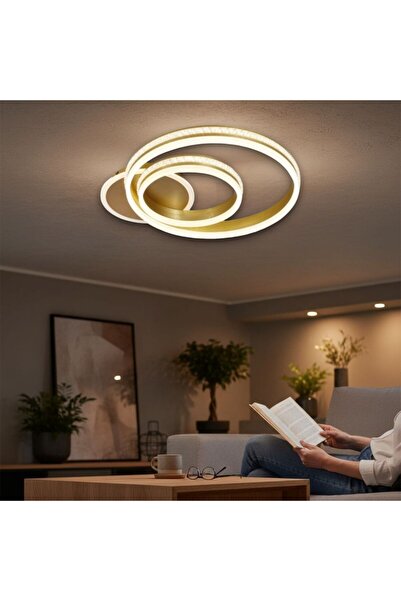 Luxera Lighting Lustra LED Nemesis 122W/5900lm 3000K/4000K/6500K cu Telecoman...