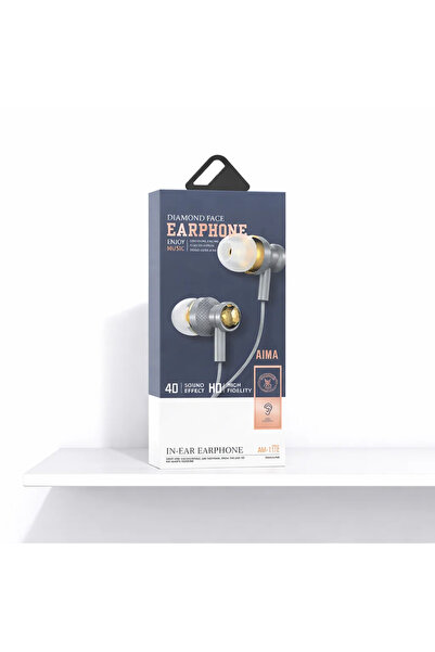AT Performance Căști intraauriculare AIMA AM-1113 Diamond Face, mufă AUX de 3...
