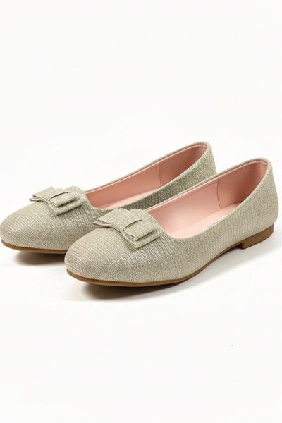 TOFİSA Devojčica sa zlatnom mašnom i detaljnim svetlucavim detaljima - baletn...