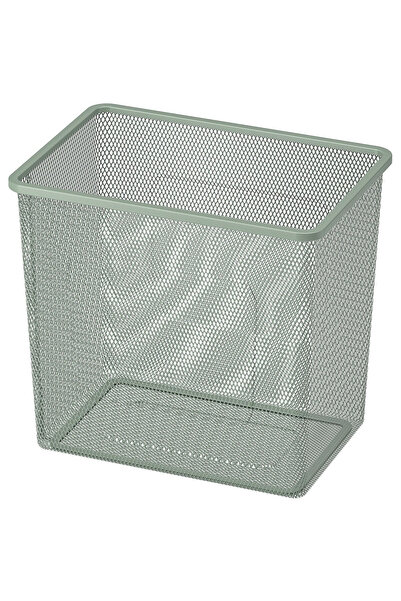 IKEA منظم خزانة متعدد الأغراض باللون الأخضر الفاتح مقاس 42x30x23 سم