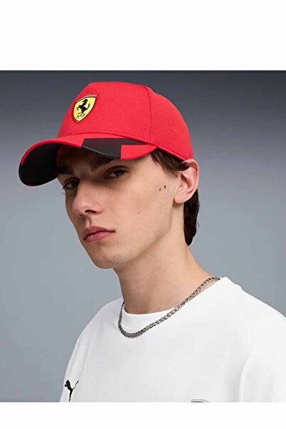 Puma Ferrari Logo Cap - Adjustable Sports Cap - Premium Cotton