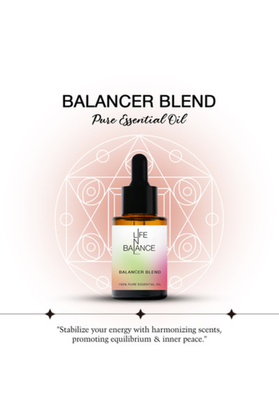 Lifenbalance زيت عطري بالانسر بليند للعلاج بالروائح - 15 مل - زيت طبيعي لتنقي...