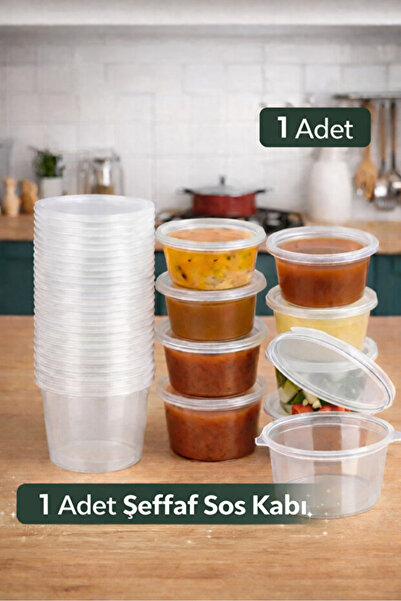 Risel 1 Adet Sızdırmaz 120 ml Mini Saklama Kabı Sosluk Buzluk Kabı, Et Suyu, ...