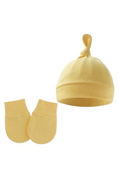 Bambimici - Tiny Tops Baby Beanie and Mittens - Multicolor- 0M to 6M