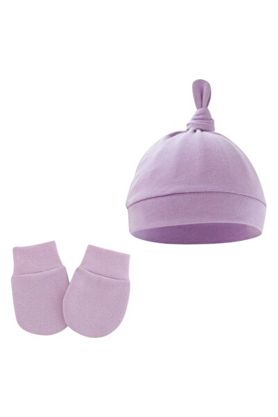 Bambimici - Tiny Tops Baby Beanie and Mittens - Multicolor- 0M to 6M
