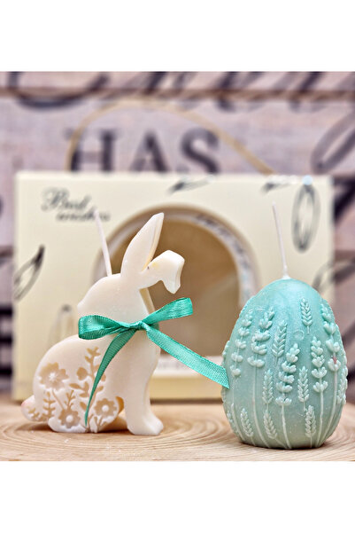 Invitatii Originale BUBBLE EASTER CANDLE duo GREEN