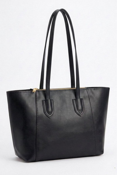 TOFİSA Жіноча чорна сумка через плече зі штучної шкіри - 28308-BLACK