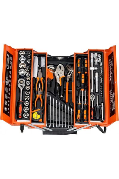 AutoFamily طقم مفكات متعدد الرؤوس 168 قطعة مع حامل مغناطيسي