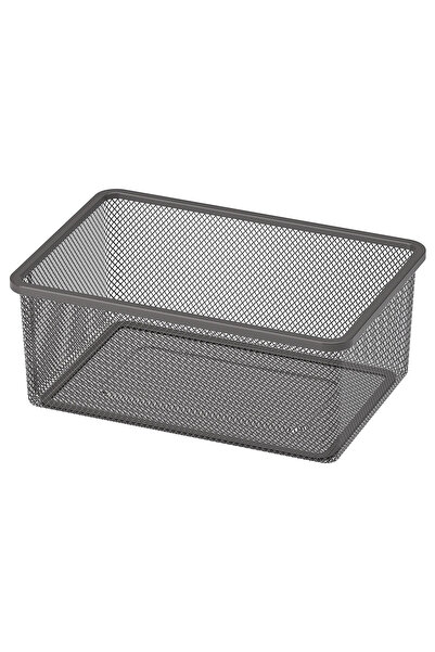 IKEA Dark Gray Useful Storage Box 42X30X10 cm Toy Organizer Children's Room
