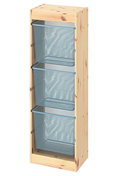 IKEA Çok Renkli Çok Amaçlı Saklama Ünitesi 44x30x91 cm Çocuk Odası Oyuncak Do...