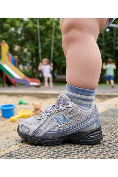 New Balance 740 Βρεφικά παπούτσια casual sneaker γκρι