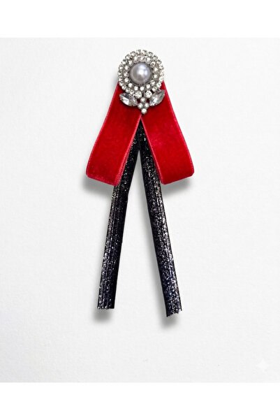 pegu baby collection KIRMIZI KADİFE TAŞLI PEGU LUKS YAKA İĞNE YAKA BROŞ KURDE...