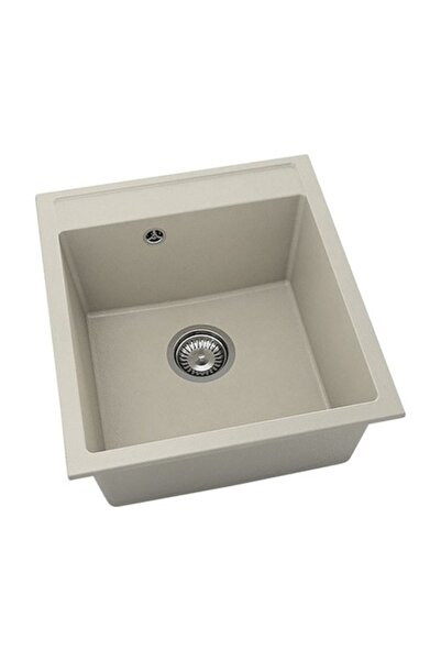 Fat Avangard Kitchen Sink 224 51x46 Cm, Without Drainer, Fatgranit Dark Beige