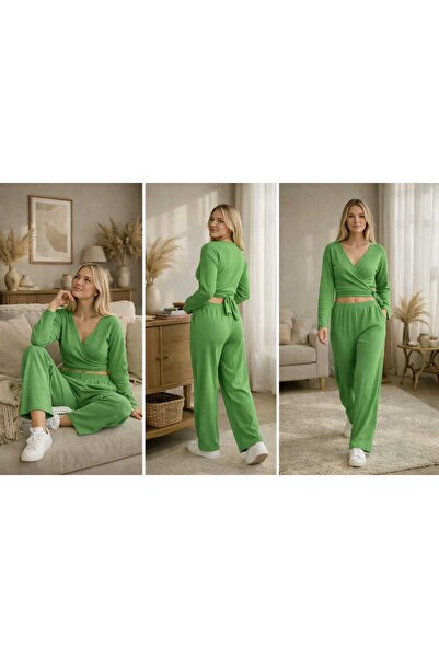 BRLKN Σετ με δέσιμο στη μέση, επάνω και κάτω μέρος BURUMUK