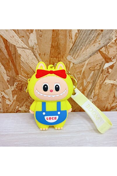 OEM EMC ONSHOP® Silicone Mini Bag with Keychain, "La Bubu" Animated Model, 10...