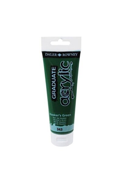 Daler Rowney Culoare acrilică Graduate - Hookers Green - 120 ml