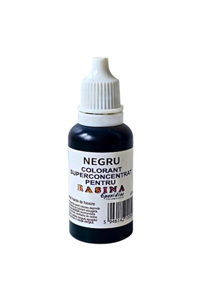 Deve Colorant Negru Super Concentrat 20ml pentru Rășină Epoxidică, Art Line D...