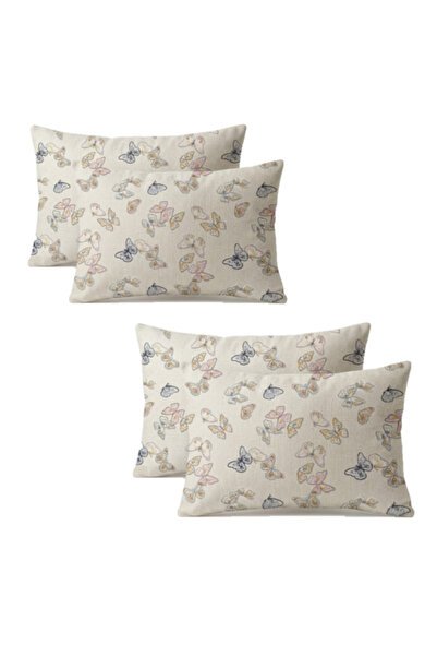 Studio Casa Set 4 eșarfe de gât Butterfly, 50x70cm, 100% Bumbac