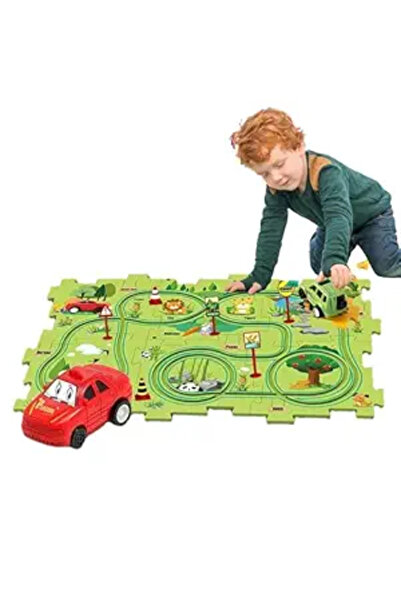 Toybox لعبة سلسلة ريلكار لاند للألغاز والمسارات، مجموعة ألعاب سيارات تعليمية ...