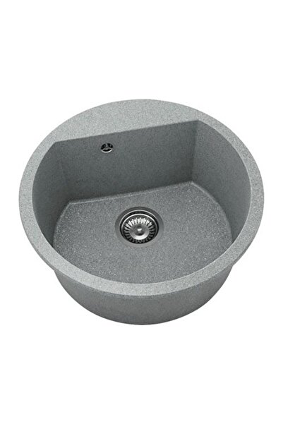 Fat Avangard 223 Chiuvetă de bucătărie rotundă Ø51 cm, Granixit Gri City