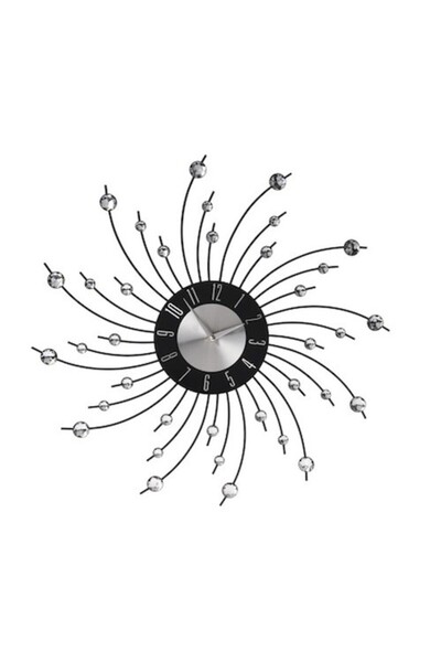 OEM Wall Clock with Rhinestones, Metal, 50 cm