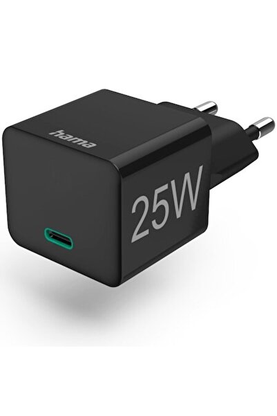 Hama Mini Charger, PowerDelivery/Qualcomm, USB-C, Black