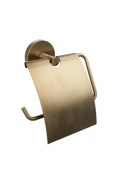 DİGİSU Long Towel Rack & Toilet Paper Holder Set - Antique Style