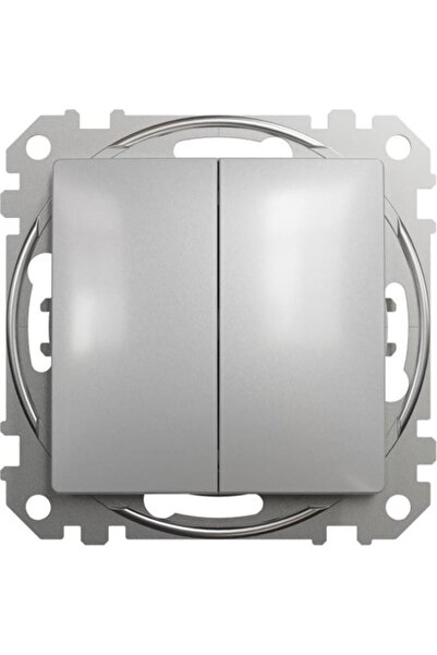 Schneider Electric Buton dublu, Schneider Electric, Design Sedna, Aluminiu ar...