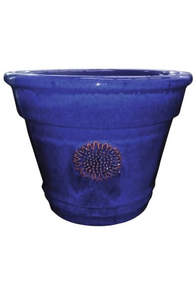 Lafiora Sunflower Pattern Pot Ø 36 Cm H 29 Cm