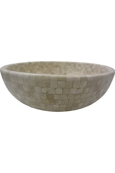 sanotechnik Chiuvetă rotundă din Travertin Mega 16