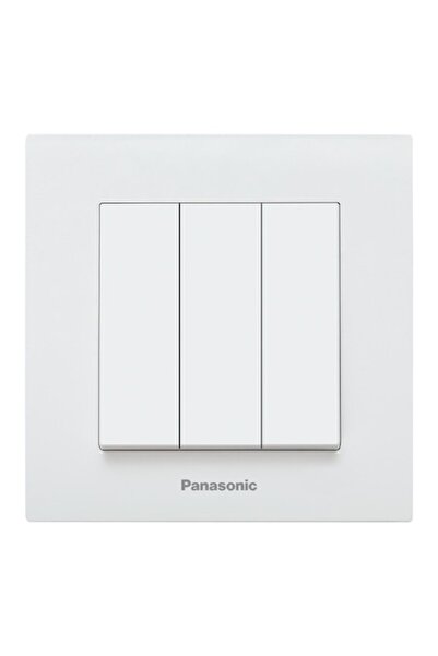 PANASONIC Karre Plus Triple Switch, White