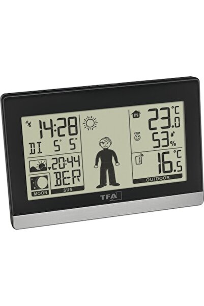 TFA Wireless Weather Station Weather Boy Black